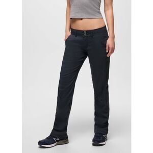 PrAna Halle Straight Leg Pants Black Size 8 Short Inseam Hiking Climbing Travel